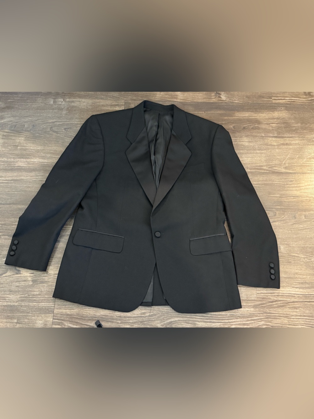 Pierre Balmain Black Single-Button Tuxedo Jacket